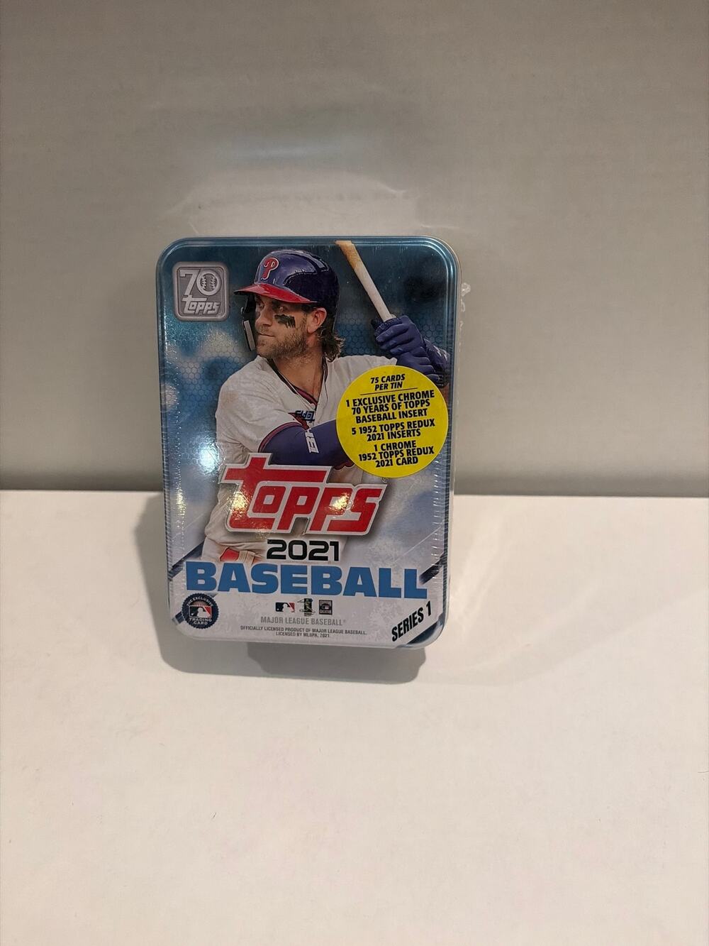 factory-sealed 2021 Topps Series 1 Baseball Retail Collector's Tin